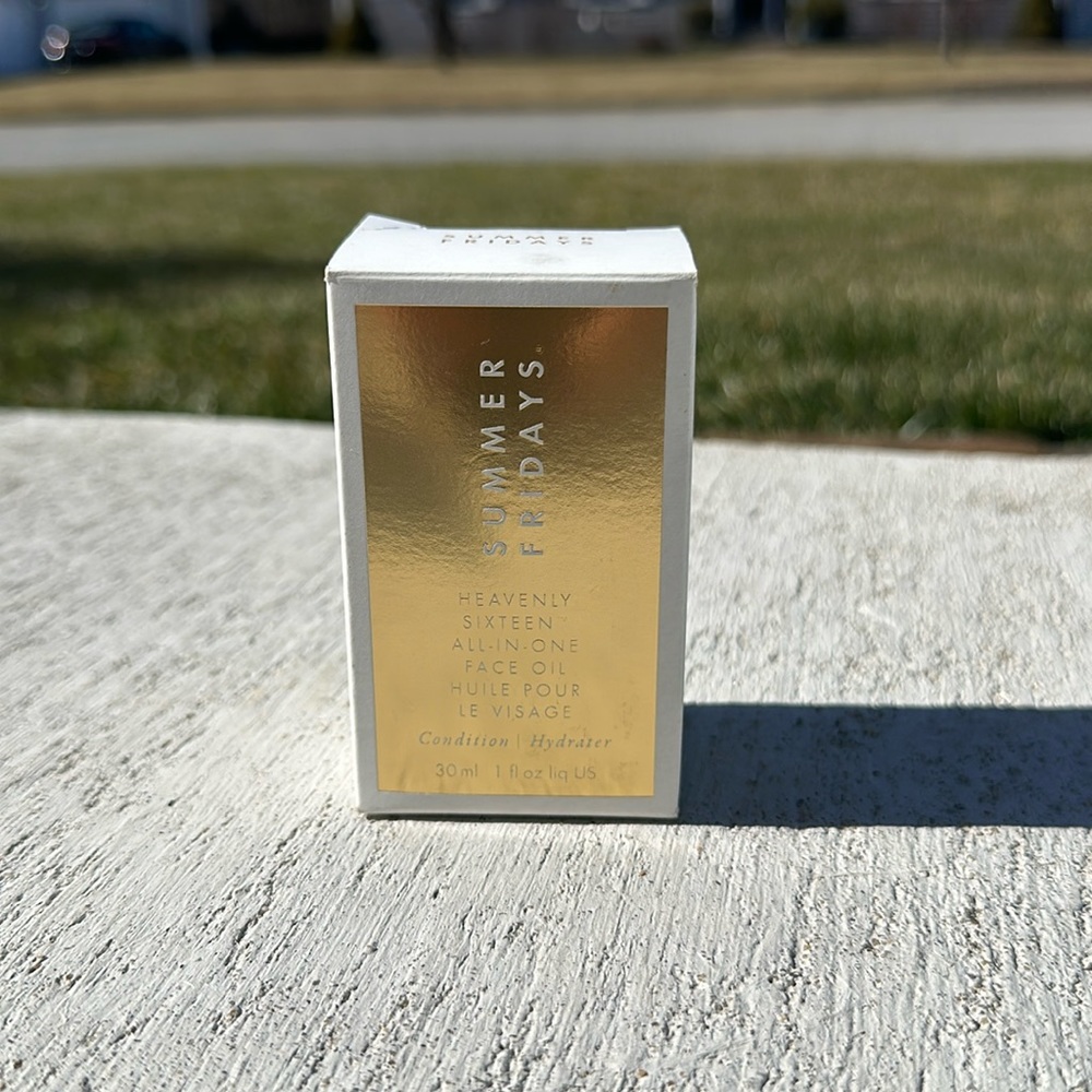Summer Fridays face oil!